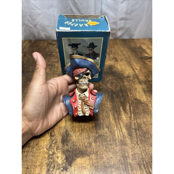 Vintage Pirate Skeleton Figurine The Summit Collection Boneaparte 90s 96’ - Picture 1 of 13